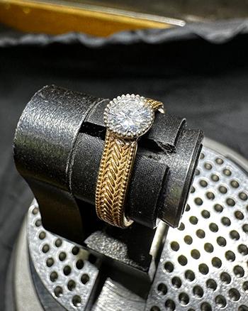 [리세팅] 결혼 30주년 기념으로 다이아몬드 반지 리세팅